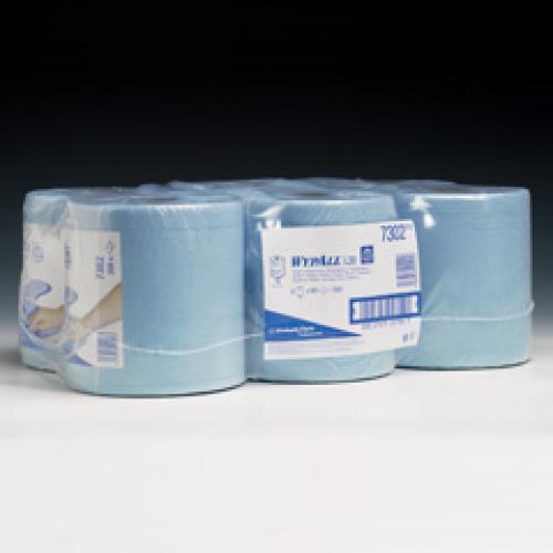 Wypall L20 Extra Centrefeed Rolls       2ply Blue                               7302