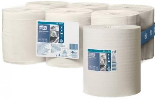 Tork Wiping Paper Centrefeed Roll       1ply White                              151131