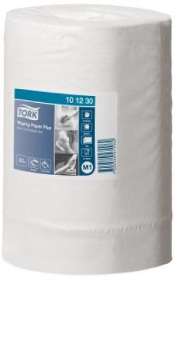 Tork Wiping Paper Plus                  Mini Centrefeed Roll 2ply White         101230
