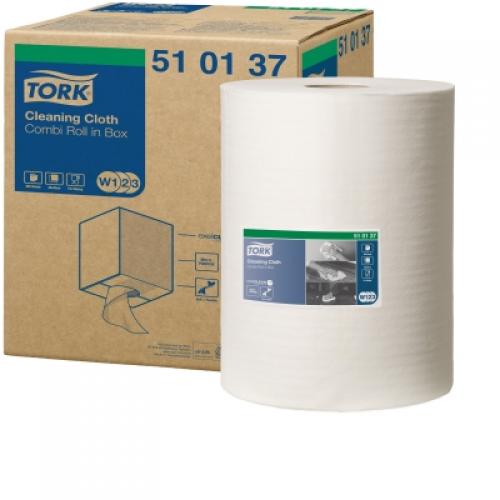 Tork Cleaning Cloth Roll                White                                   510137