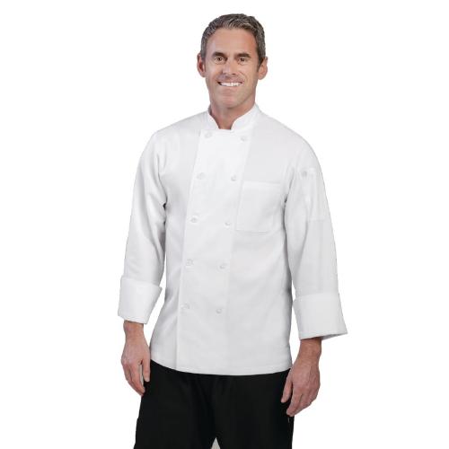 Chef Works Le Mans Chefs Jacket Long Sleeve Polycotton (WCCW) - Size 3XL (B2B)