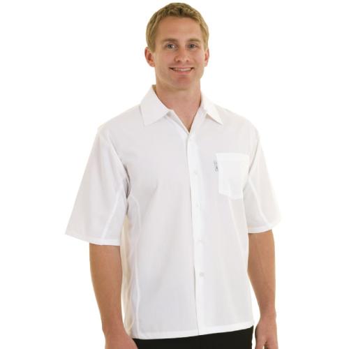 Chef Works White Cool Vent Chef Shirt Polycotton - Size L (B2B)