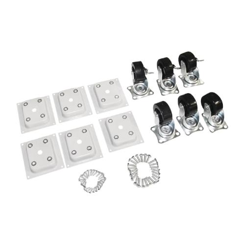 Optional Standard & Braked Castors incl Fixings (Set 6) CM530 CM531 CM532