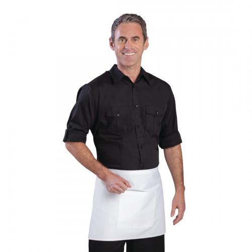 Chef Works Male Pilot Shirt Black - Size XL (B2B)