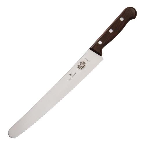 Victorinox Wood Handle Pastry Knife Wavy Edge - 26cm