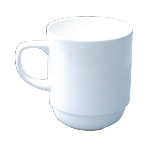 Alchemy White Mug Stacking 10oz (Box 24) (Direct)