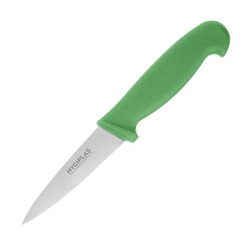 Hygiplas Paring Knife Green - 3 1/2"