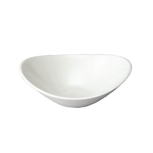 White Small Oval Bowl - 10.5floz 7" (Box 12) (Direct)