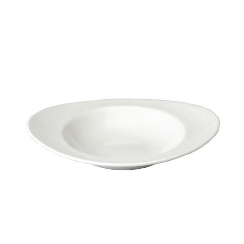 White Oval Soup Plate - 9" (Box 12) (Direct)