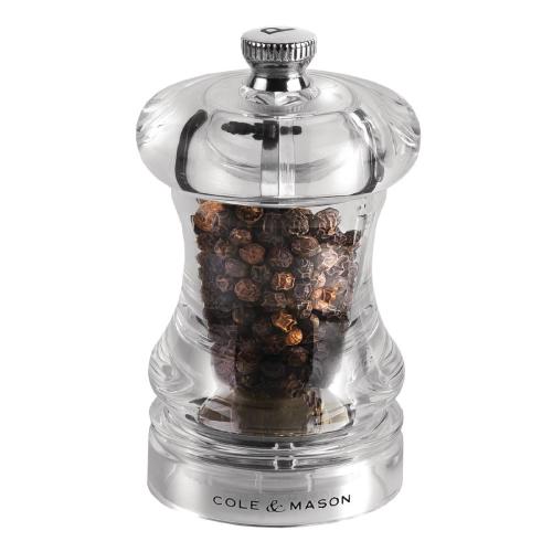 Cole & Mason Capstan Acrylic Pepper Mill - 85mm