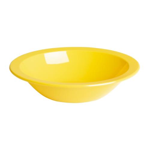 Olympia Kristallon PC Bowl Yellow - 400ml 13.5fl oz / 172mm (Box 12)