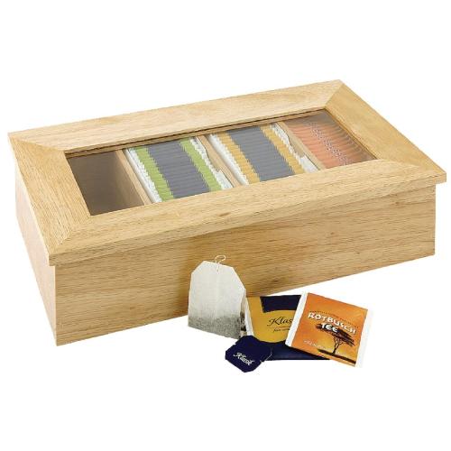 Olympia Hevea Wooden Tea Box