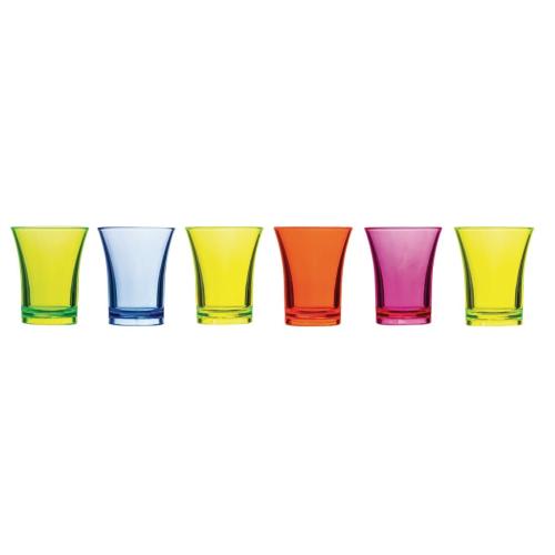 Polystyrene Shot Mixed Colour - 25ml CE (Box 24)