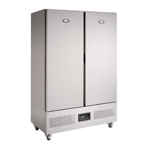 Foster Slimline 2 Door 800Ltr Fridge Cabinet R134a (StSt Ext Alu Int) (Direct)