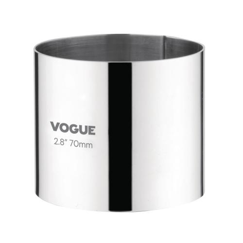 Vogue Mousse Ring St/St - 70x60mm 2 3/4x2 1/4"