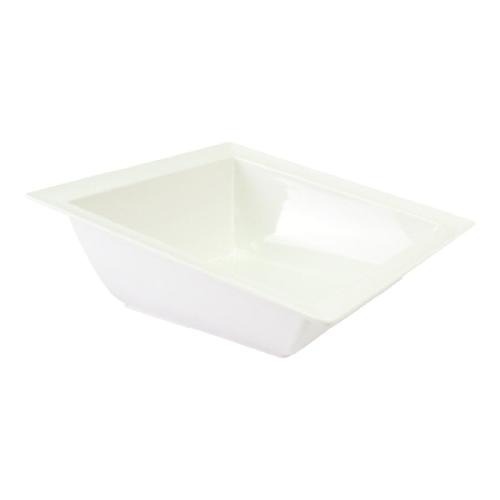 White Angled Dover Bowl - 375x375x140mm (B2B)