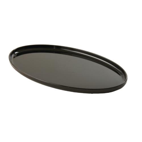 Small Oval Tray Black