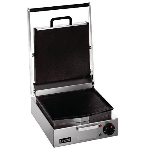 Lincat Lynx 400 Single Contact/Panini Grill Smooth Upper & Lower Plates (Direct)