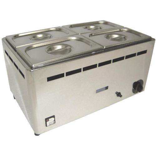 Parry LPG Gas 4 Pot Wet Well Bain Marie (Direct)