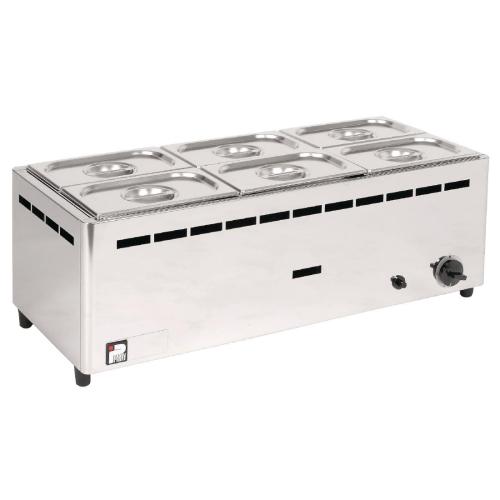 Parry Wet Well Bain Marie 6 Pot LPG (Direct)