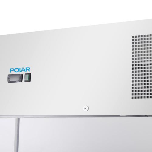 Polar G-Series Upright Double Door Freezer White - 1200Ltr