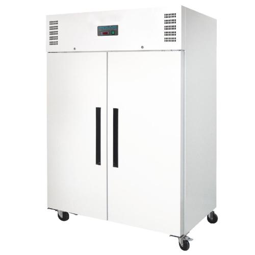 Polar G-Series Upright Double Door Freezer White - 1200Ltr