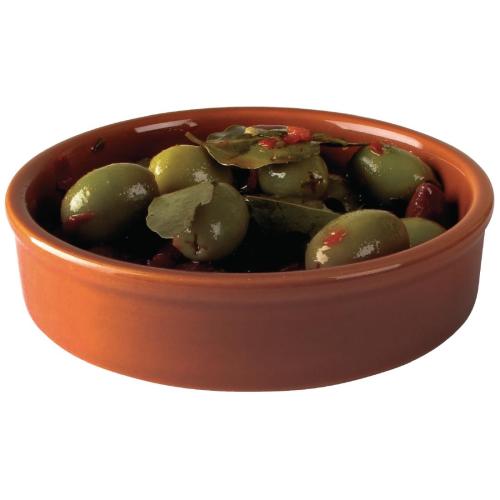 Olympia Tapas Rustic Mediterranean Dish Large - 134x30mm 5 1/4x 1 1/8" (Box 6)