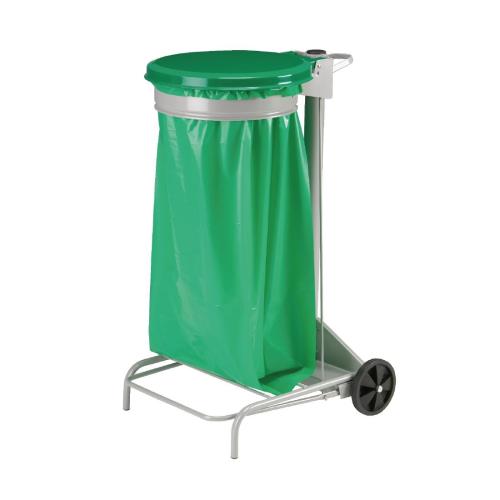 Rossignol Collecroule Mobile Sack Holder Green - 110Ltr (Direct)