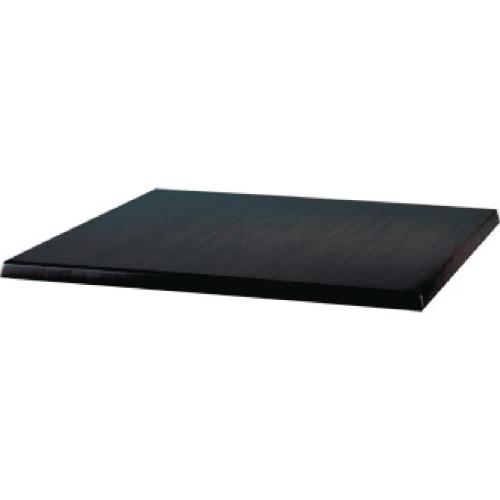 Werzalit Square Table Top Black 055 - 600mm (B2B)