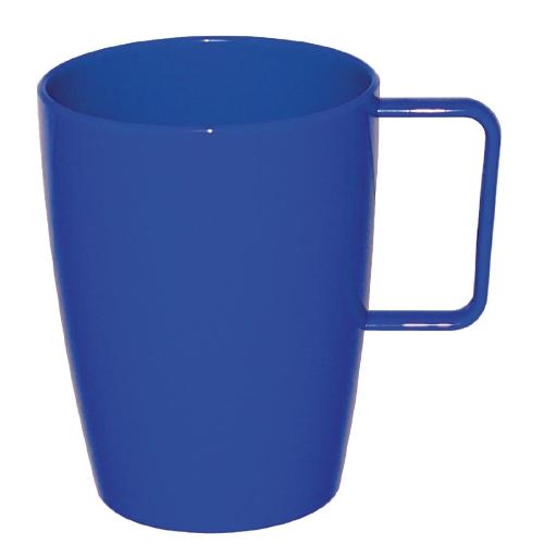 Olympia Kristallon PP Handled Beaker Blue - 284ml 9 3/5fl oz (Box 12)