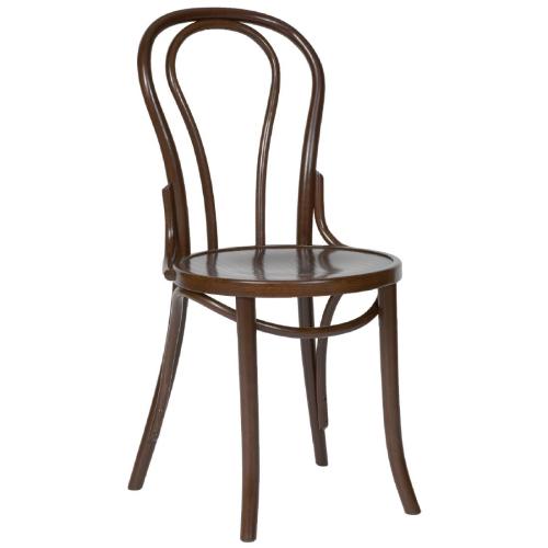 Fameg Bentwood Side Chair Walnut Effect (Pack 2)