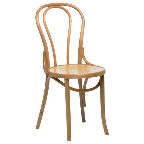 Fameg Bentwood Bistro Side Chair Natural (Pack 2)