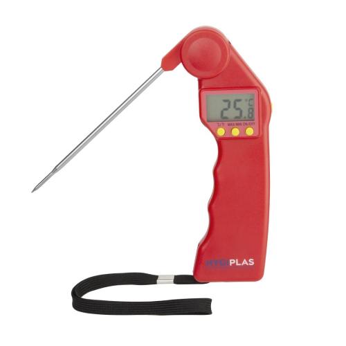 EDLP Hygiplas EasyTemp Thermometer Red Raw Meat
