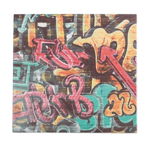 Werzalit Square Table Top Graffiti 242 - 600mm (B2B)