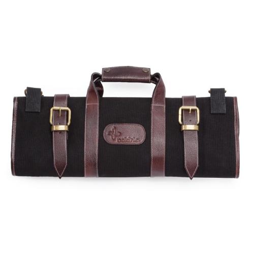 Boldric Black Canvas Knife Bag 17 Pocket