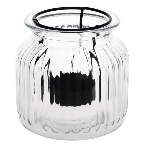 Olympia Glass Tealight Lantern - 115x115x105mm 4 1/2x 4 1/2x 4 1/8" (Box 6)