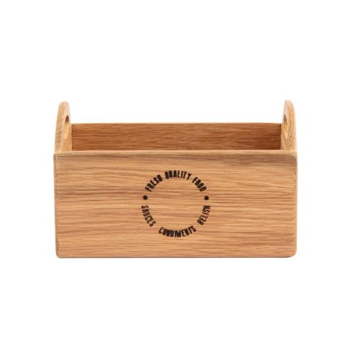 Olympia Oak Utensil Holder - 230x145x135mm 9x 5 7/10x 5 1/3"