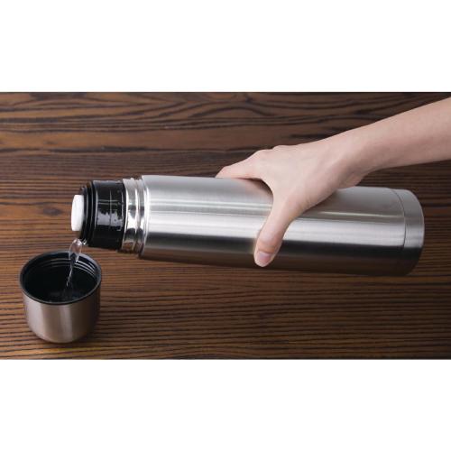Olympia Vacuum Flask Stainless Steel - 1Ltr 33.8fl oz