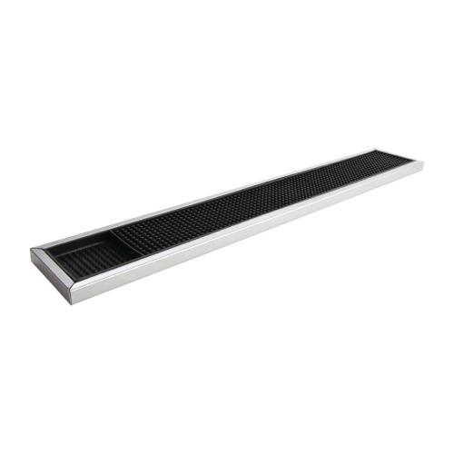 Deluxe bar mat with St/St Trim - 24x4"