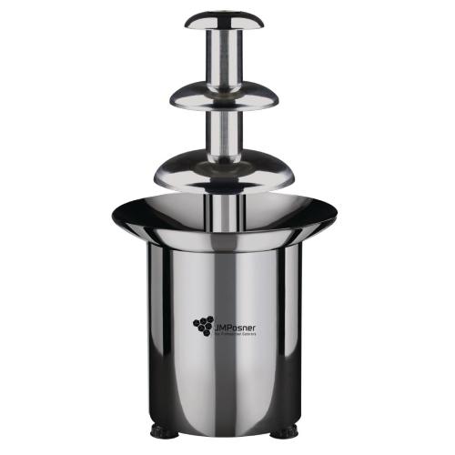 JM Posner Battery Operated Table Top Chocolate Fountain Silver (Direct)