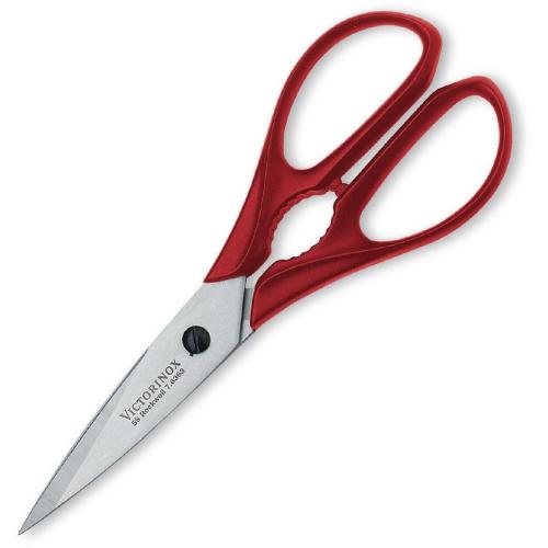 Victorinox Multipurpose Kitchen Shears Red Handle Stainless Total Length - 20cm