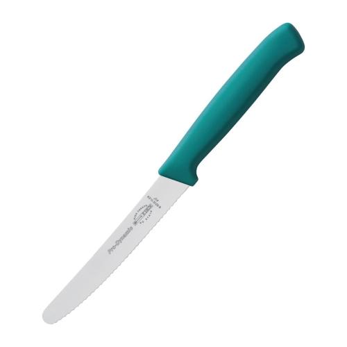 Dick Pro Dynamic Serrated Utility Knife Turquoise - 11cm