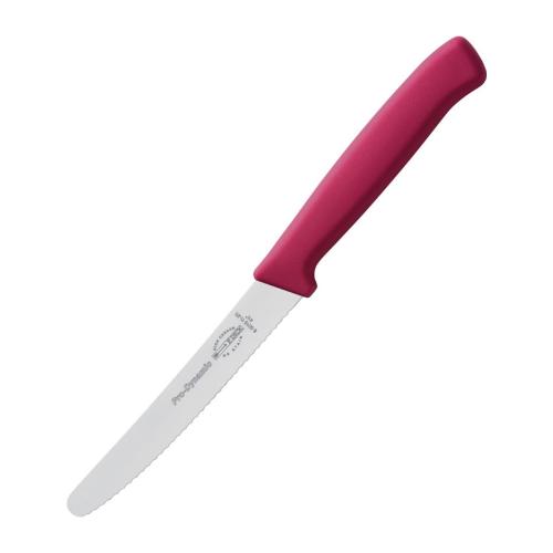 Dick Pro Dynamic Serrated Utility Knife Pink - 11cm