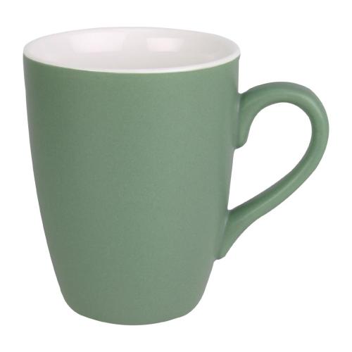 Olympia Pastel Porcelain Mug Green - 340ml 11.5fl oz (Box 6)