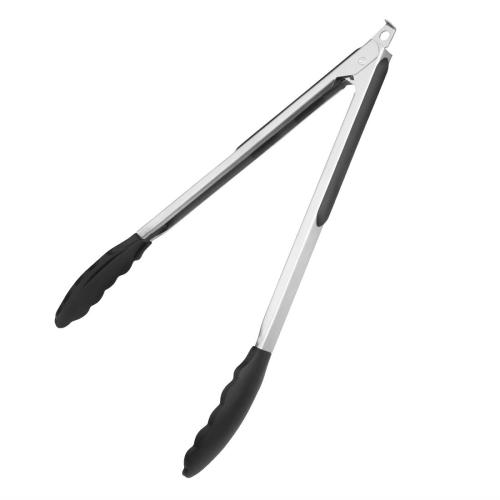 Vogue Silicone Tongs St/St - 300mm 11 3/4"