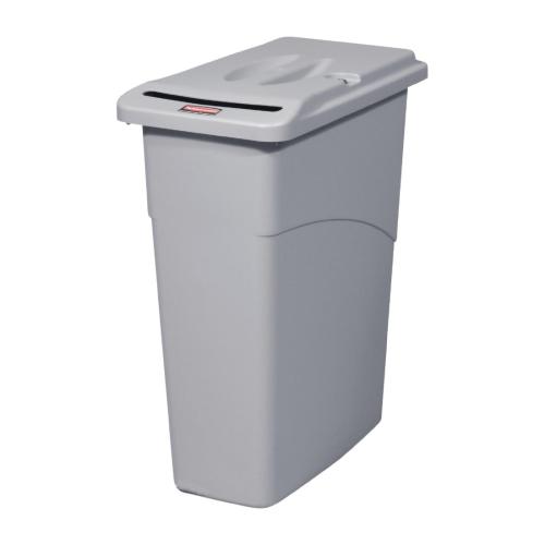 Rubbermaid Slim Jim Confidential Document Container with Lid