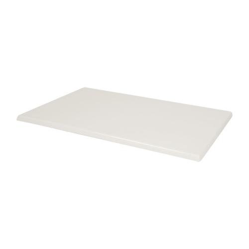 Bolero Rectangular Table Top White - 1200x800mm