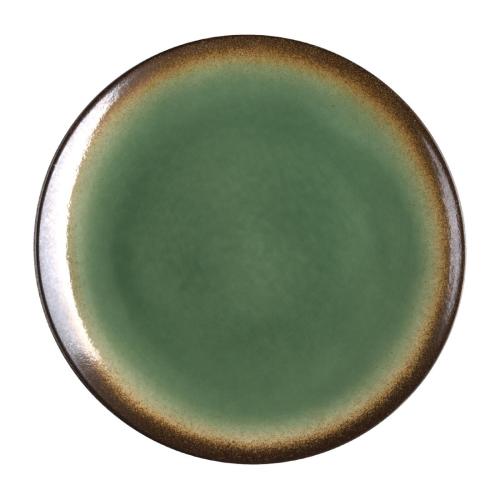 Olympia Nomi Green Tapas Round Coupe Plate - 10" 255mm (Box 4)