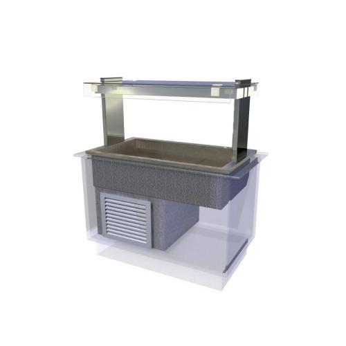 Kubus Cold Island Well Self Service 1525mm (L) (Direct)