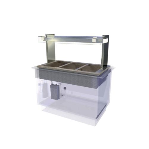 Kubus Dry Heat Bain Marie Self Service 1175mm (L) (Direct)